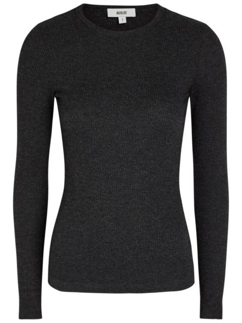AGOLDE Agolde Delphi Long Sleeve Knit top