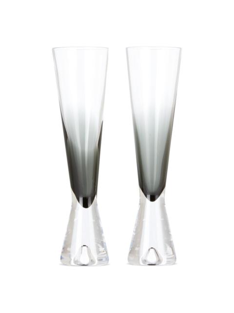 Tom Dixon Black Tank Champagne Glass Set
