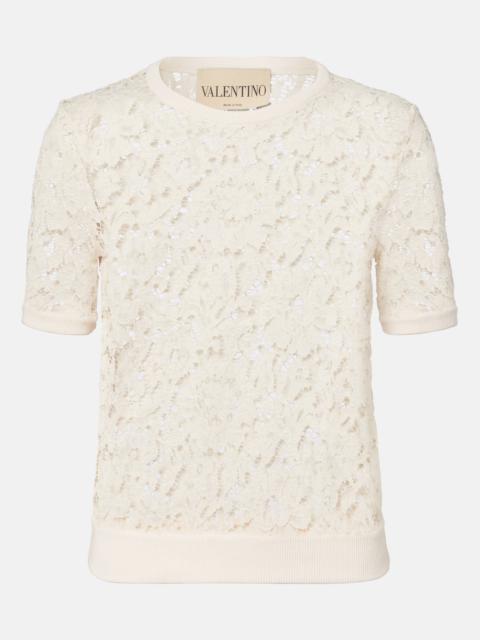 Valentino Mossi lace top