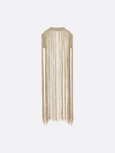 Dior Fringed Cape