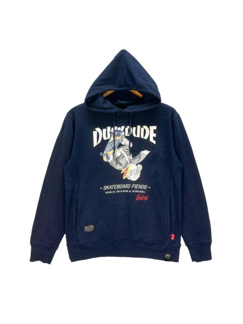 Other Designers Vintage - B ONE SOUL DUCK DUDE SKATEBOARD GRAPHIC HOODIES #8710-022
