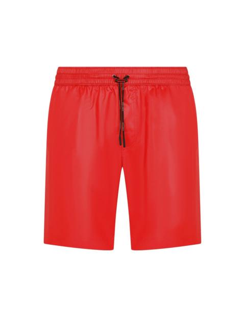 Dolce & Gabbana Mid-length swim trunks with side bands