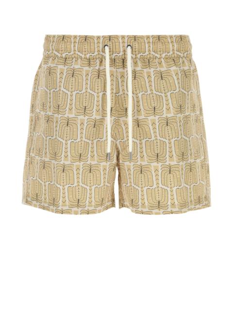 FRESCOBOL CARIOCA Printed polyester Rio swimming shorts