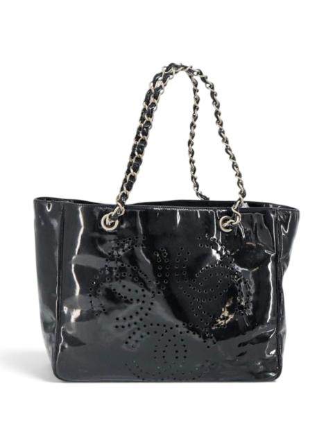 CHANEL Patent leather tote