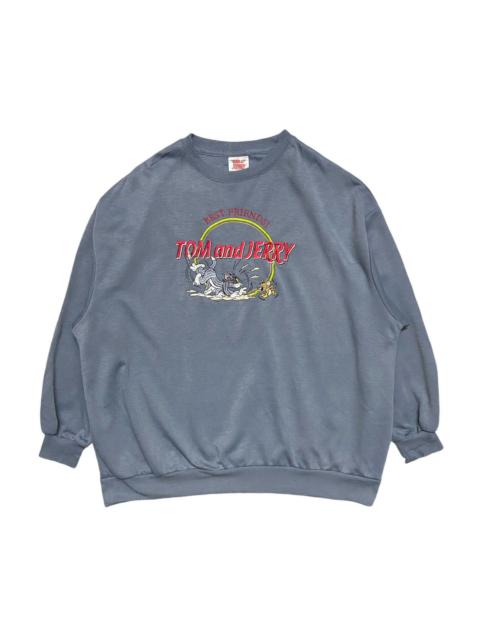 Other Designers Disney - Tom & Jerry Embroidered Oversized Sweatshirt