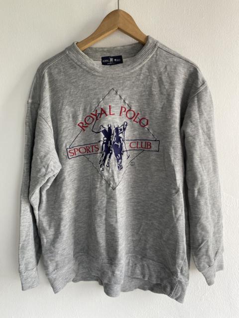 Other Designers Japanese Brand - Vintage royal polo sports club Sweatshirt