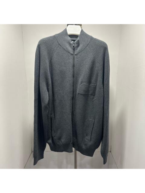 Louis Vuitton Louis Vuitton Embroidered Logo Zip Sweater