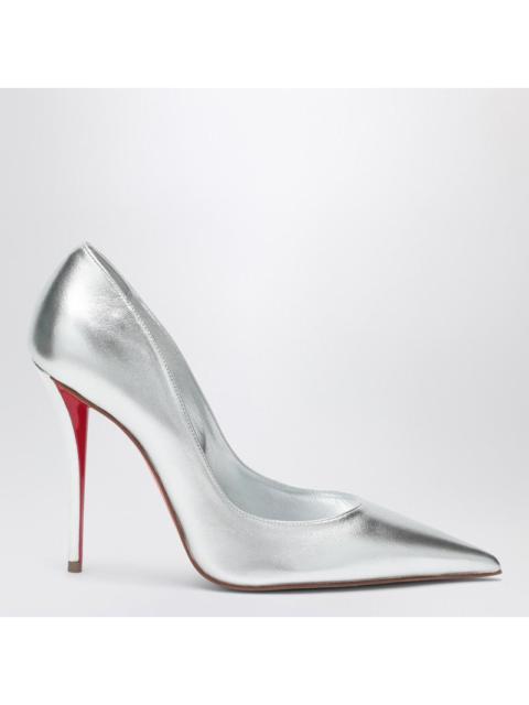 Christian Louboutin Miss Z Pumps In Silver Laminated Nappa Leather Women