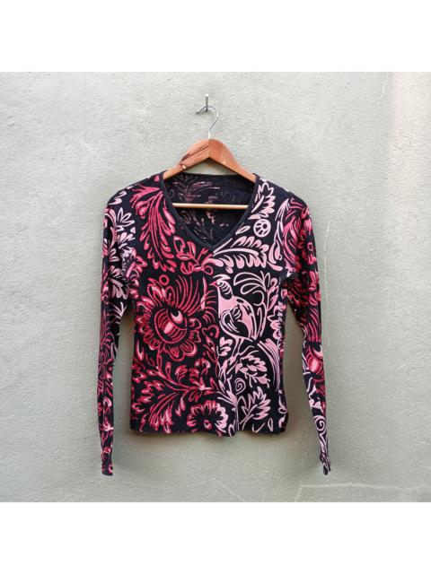 If Six Was Nine - Flower motive long sleeve shirt