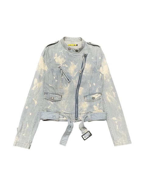 Other Designers Japanese Brand - FOL Filly O Lynx Denim Rider Jacket with Belt