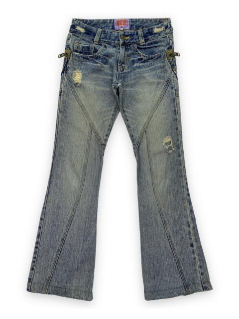 If Six Was Nine - Domestic Science Kasper Distressed Flared Jeans