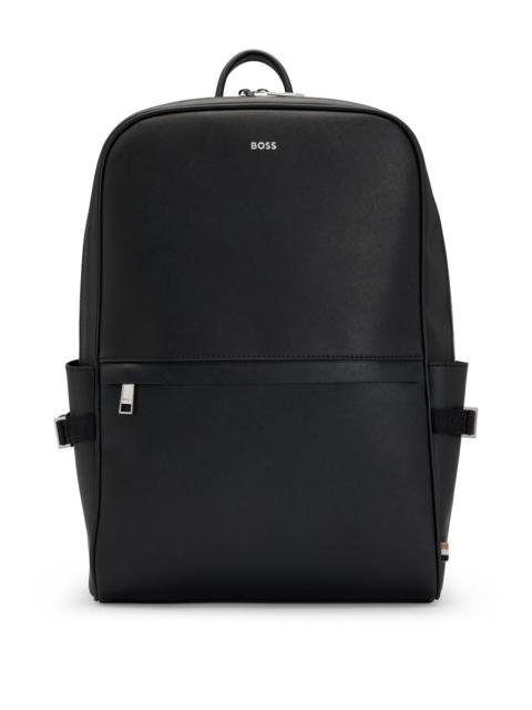 BOSS BACKPACK WITH SIGNATURE STRIPE AND LOGO DETAIL