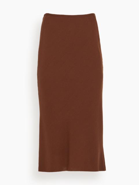 Dries Van Noten Separ Skirt in Brown