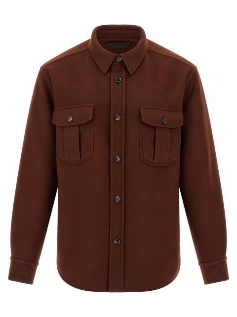 Brioni Vagabond Puffer Jackets Brown