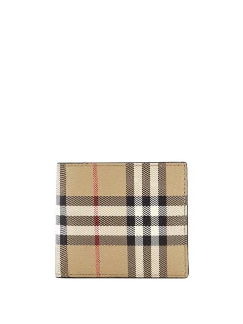 Burberry Burberry Check Bifold Coin Wallet