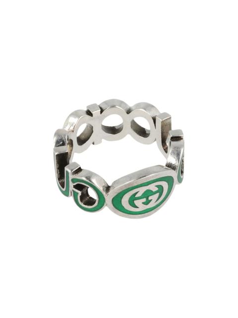 GUCCI Gucci Interlocking G Ring 'Silver'