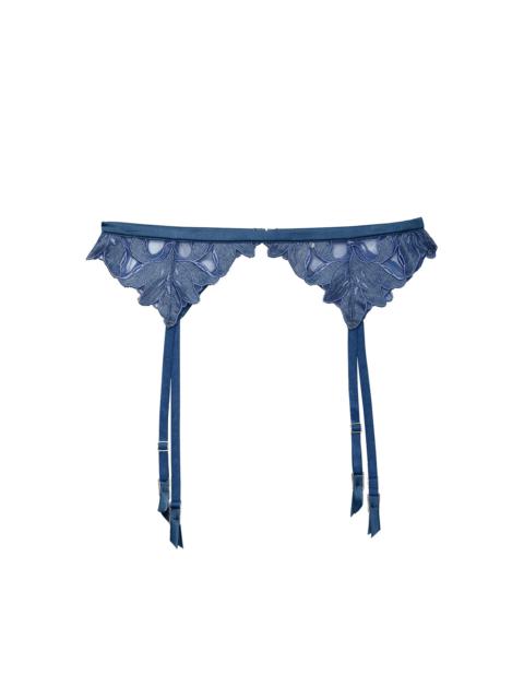 Fleur du Mal Lily Embroidery Garter Belt
