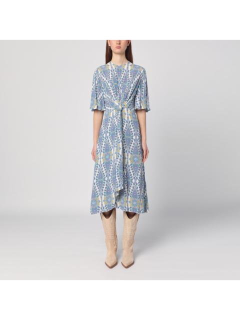 Etro ETRO Flared midi dress with multi-coloured print