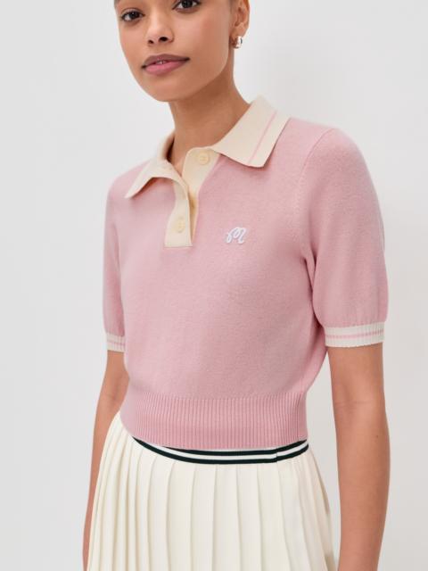malbon Mikayla Wool Knit Polo Pull Over