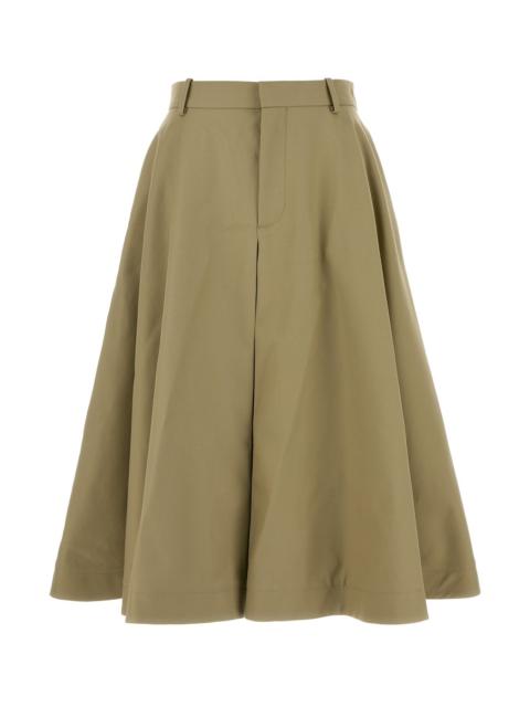 Bottega Veneta Bottega Veneta Women Khaki Cotton Skirt