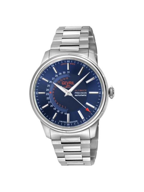 Other Designers Gevril Guggenheim Automatic Blue Dial Men's Watch 49201B