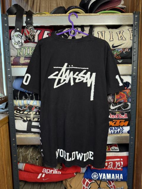 Other Designers Designer - Vintage Hype Stussy Worldwide Tee Big Logo 90s