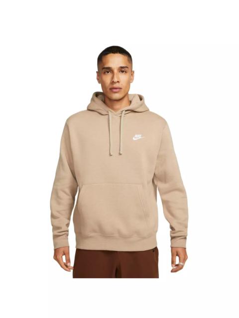 Nike Men's Sportswear Club Fleece Pullover Hoodie-Khaki