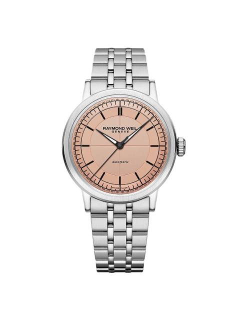 Other Designers Raymond Weil Millesime Automatic Salmon Dial Men's Watch 2925-ST-80001