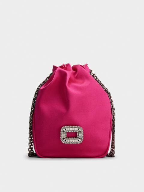 Roger Vivier Pilgrim Nano Bag in satin