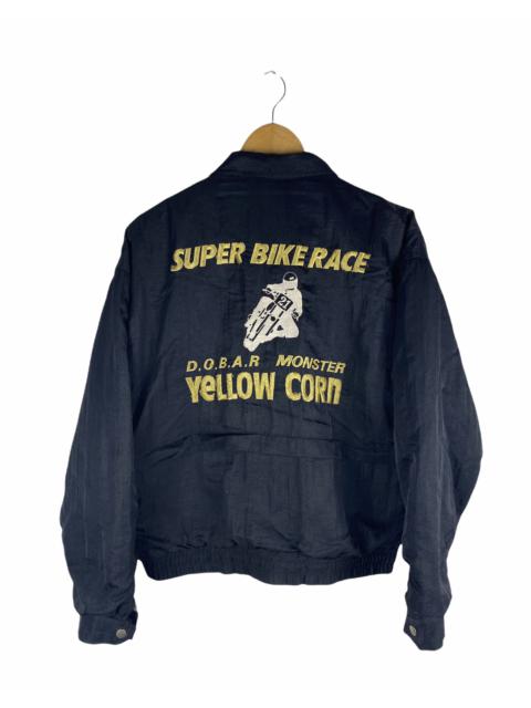 Other Designers Vintage - YELLOW CORN KENNY ROBERT SUPER BIKE RACE JACKET