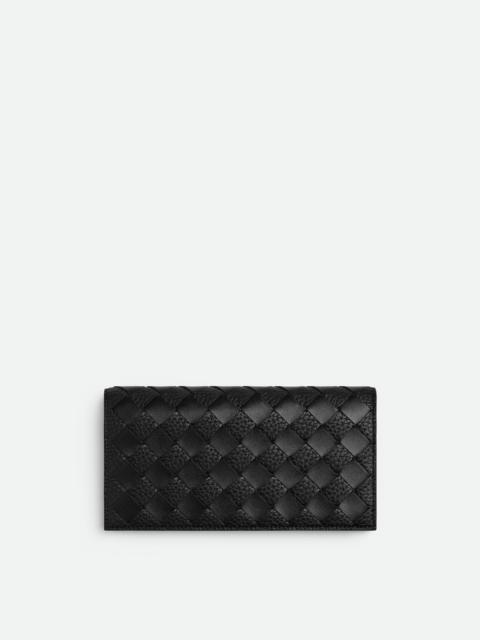 Bottega Veneta Intrecciato Long Wallet With Coin Purse
