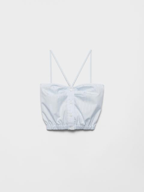 Prada Cotton crop top