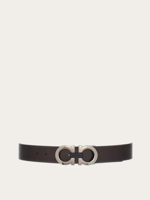 FERRAGAMO Reversible and adjustable Gancini belt