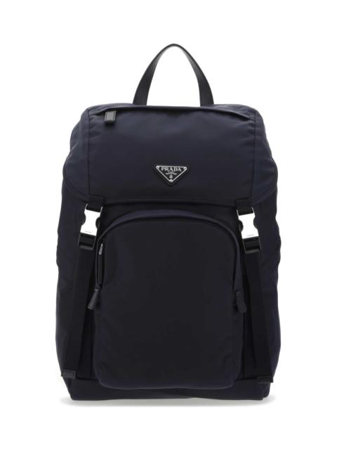 Navy Blue Re-nylon Backpack