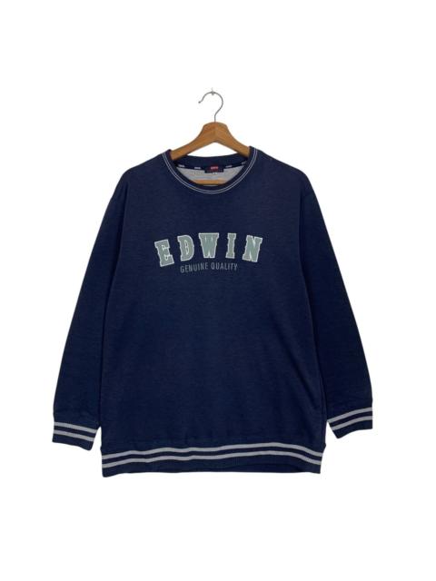Other Designers Vintage 90’s EDWIN Big Logo Crewneck Sweatshirt #3575-C163