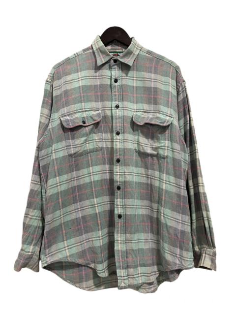 Other Designers American Eagle Outfitters - AMERICAN EAGLE OUTFITTERS DOUBLE POCKET TARTAN FLANNEL