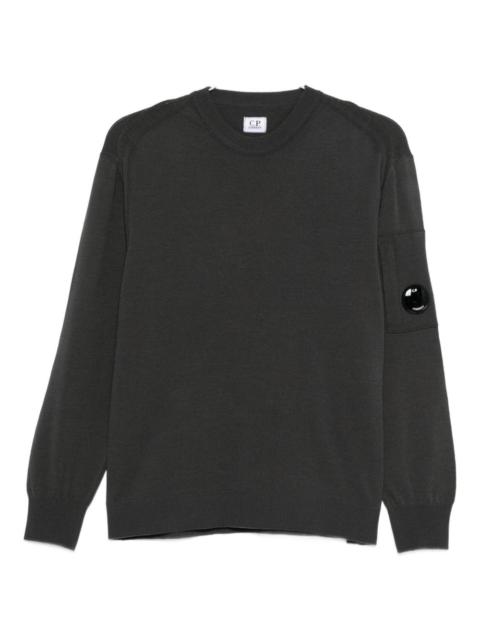 C.P. Company C.P. Company Men Logo Wool Crewneck Sweater