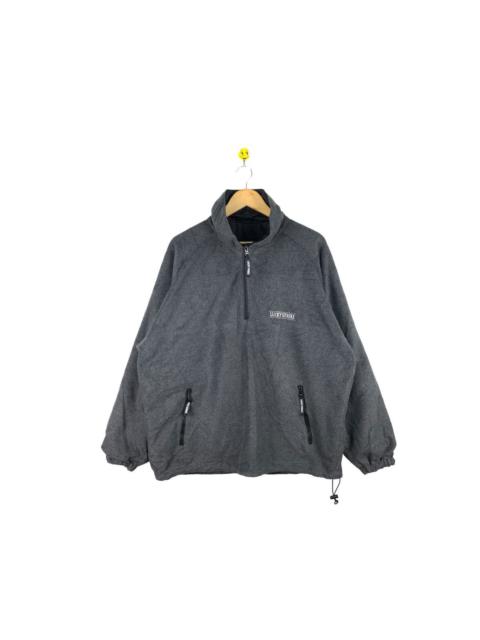 Other Designers Vintage 90s Lucky Strike Fleece Jacket Riversible Half Zip