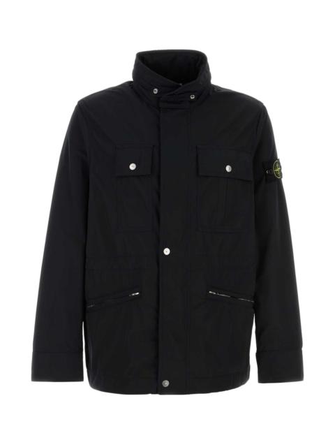 Stone Island Men Black Polyester Jacket