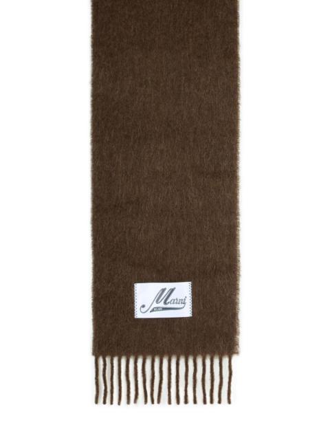 Marni Marni Brown Alpaca Blend Scarf Women