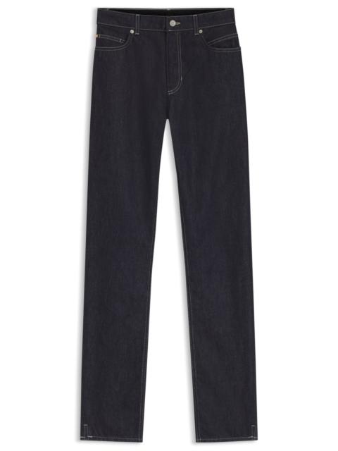 BOSS REGULAR-FIT JEANS WITH SLIM LEG