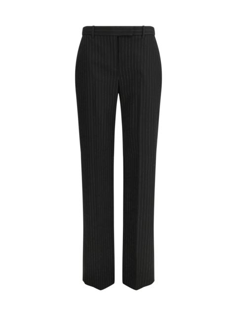 Alexander McQueen Alexander Mcqueen Women Pinstriped Tailored Trousers