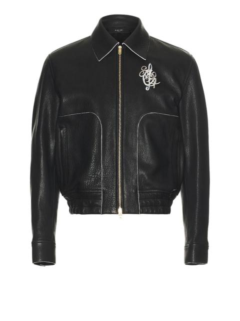 AMIRI MA Music Note Leather Blouson