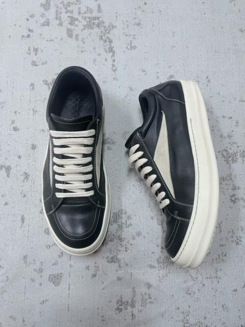Rick Owens Rick Owens Leather Panelled Sneakers | Black