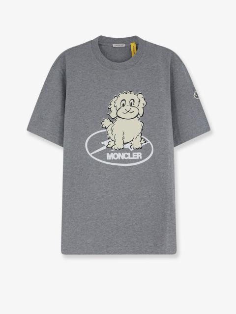 Moncler Moncler Cotton T-Shirt Grey Men