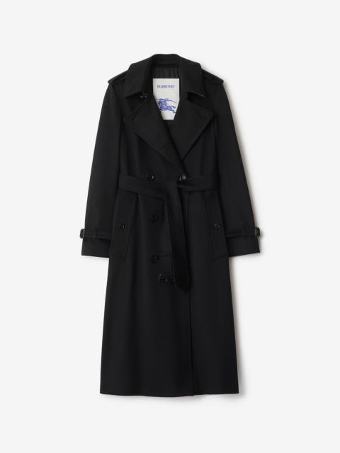 Burberry Long Cashmere Kensington Trench Coat