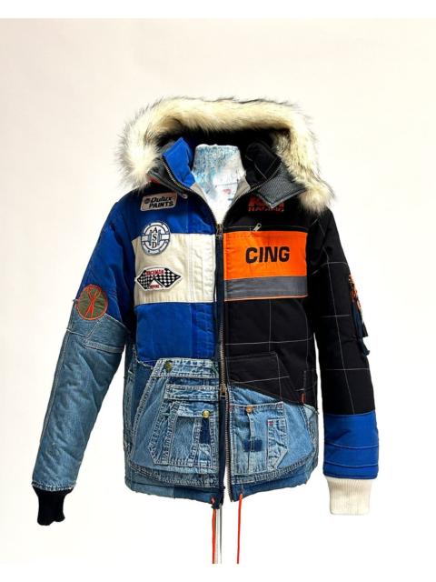 Greg Lauren $3500 Greg Lauren Racer Retro Puffy Jacket