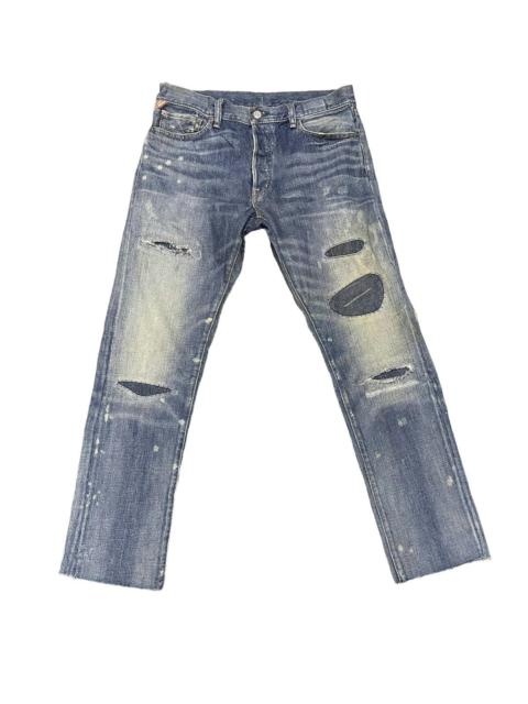 Other Designers Denim And Supply Ralph Lauren - Denim n supply distressed jeans patchwork
