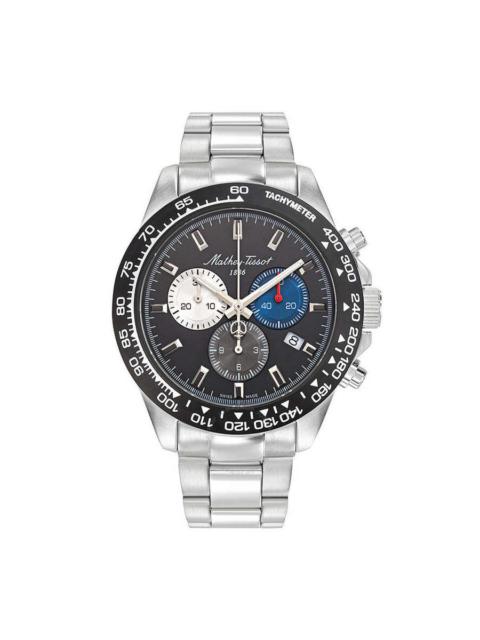 Other Designers Mathey-Tissot Chrono II Chronograph Quartz Black Dial Men's Watch H938CHAN