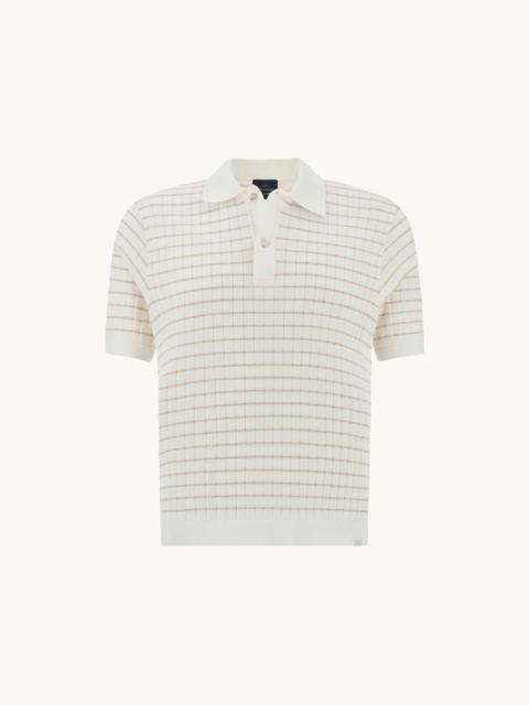Paul & Shark POLO IN PIUMA COTTON WITH STRIPED PATTERN